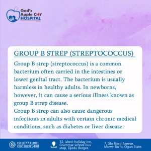 Group B strep (streptococcus)